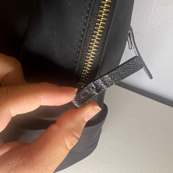 🛑SOLD🛑KATE SPADE NEW YORK Nylon Leather-Trimmed Backpack 🖤♠️ - Picture 9 of 17